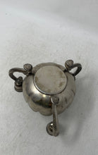 Load image into Gallery viewer, Vintage Leonard Silver Tone Lotus Flower Bowl 3-Light Candelabra Candle Holder
