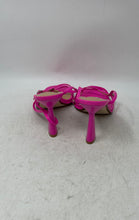 Load image into Gallery viewer, Steve Madden Womens Zarya Pink Leather High Heel Ankle Strap Sandals Size 8M
