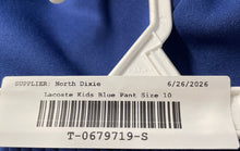 Load image into Gallery viewer, Lacoste Boys Blue Elastic Waist Slash Pockets Pull-On Jogger Pants Size 10
