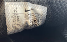 Load image into Gallery viewer, Nike Kids Air Max 90 CD6864-028 Black Leather Lace-Up Sneaker Shoes Size 7Y
