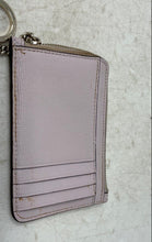 Load image into Gallery viewer, Kate Spade Womens Lucy Pink Leather Corner Zip Keychain Small Card Holder
