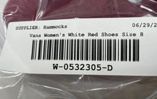 Load image into Gallery viewer, Vans Unisex Old Skool 751505 White Red Lace-Up Sneaker Shoes Size M 6.5 W 8
