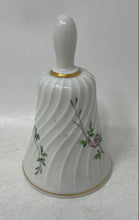 Load image into Gallery viewer, Antique Haviland Limoges White Gold-Rim Floral Porcelain France Bell Collectible
