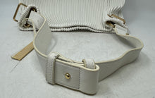 Load image into Gallery viewer, Vince Camuto Womens White Leather Charm Inner Pockets Shoulder Bag
