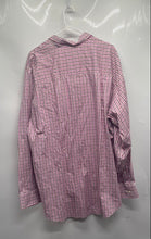 Load image into Gallery viewer, Kenneth Cole Reaction Mens Pink Plaid Regular Fit Non-Iron Dress Shirt Size XXL
