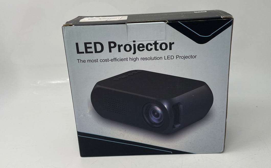 Unbranded Black High Resolution Manual Focus LED Projector In Box