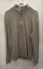 Load image into Gallery viewer, J. Crew Mens Gray Harbor Cotton Long Sleeve 1/4-Zip Pullover Sweater Size Medium

