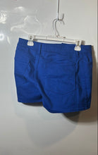 Load image into Gallery viewer, Old Navy Womens Blue Flat Front Regular Fit High-Rise Wow Chino Shorts Size 12
