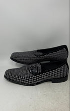 Load image into Gallery viewer, Stacy Adams Mens Swagger 25228-042 Black Silver Tone Loafer Dress Shoes Size 10M
