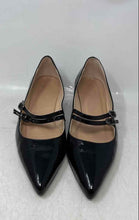 Load image into Gallery viewer, Menina Step Womens Leonor Black Pointed Toe Block Heel Mary Jane Flats Size 40
