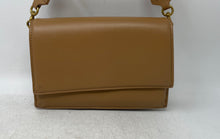 Load image into Gallery viewer, Zara Womens Brown Leather Flap Inner Divider Detachable Strap Crossbody Bag
