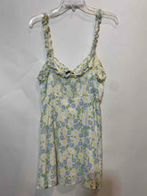 Load image into Gallery viewer, Zara Womens Beige Multi Floral Sleeveless V-Neck Sundress Size Large
