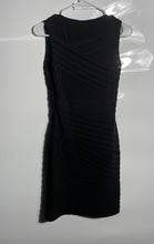 Load image into Gallery viewer, Calvin Klein Womens Black Sleeveless Scoop Neck Pleated Sheath Dress Size 4
