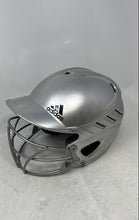 Load image into Gallery viewer, Adidas Kids Gray Fastpitch Climacool Baseball Batting Helmet Size 6.5-7.5

