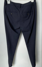 Load image into Gallery viewer, Vince Womens Blue Flat Front Pockets Straight Leg Dress Pants Size 0
