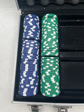 Load image into Gallery viewer, BCG Multicolor Collectible Casino Poker Chips With Aluminum Carrying Case
