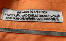 Load image into Gallery viewer, Calvin Klein Mens Orange Long Sleeve Collared Classic-Fit Dress Shirt Size XL

