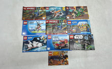 Load image into Gallery viewer, Lot Of 10 Pieces Assorted Lego Multicolor Mixed Variety Instruction Manuals
