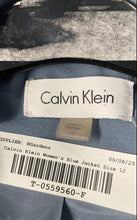 Load image into Gallery viewer, Calvin Klein Womens Blue Long Sleeve Pockets Open Front Blazer Jacket Size 12
