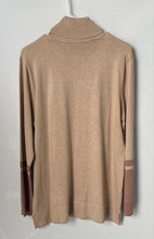 Load image into Gallery viewer, Calvin Klein Mens Khaki Brown Turtleneck Pullover Sweater Size Large With Tag
