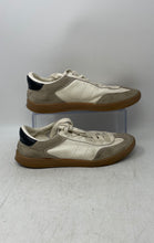 Load image into Gallery viewer, Zara Mens Beige Black Leather Round Toe Lace-Up Sneakers Shoes Size EU 38
