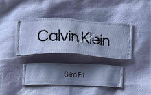 Load image into Gallery viewer, Calvin Klein Mens White Long Sleeve Spread Collar Slim Fit Dress Shirt Size XL
