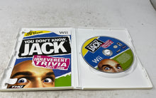 Load image into Gallery viewer, Nintendo Wii You Don't Know Jack Irreverent Trivia Party Video Game Not Tested
