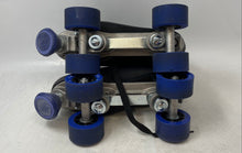 Load image into Gallery viewer, Chicago Mens Classic Rink Black Lace-Up High Top Quad Roller Skates Size 6
