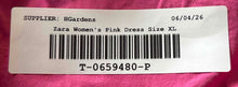 Load image into Gallery viewer, Zara Womens Pink Short Sleeve V-Neck Collarless Pullover A-Line Dress Size XL
