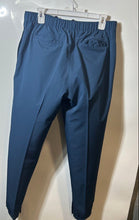 Load image into Gallery viewer, Saks Fifth Avenue Mens Blue Flat Front Pockets Straight Leg Ankle Pants Size L
