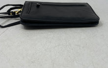 Load image into Gallery viewer, Buxton Womens Black Mirror Slot ID Card Holder Detachable Strap Crossbody Bag
