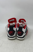 Load image into Gallery viewer, Nike Womens Air Jordan 4 Retro Red White Lace-Up Sneaker Shoes Size 7.5
