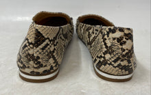 Load image into Gallery viewer, Express Womens Brown White Snakeskin Print Flat Penny Loafer Shoes Size 6
