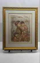 Load image into Gallery viewer, Lorelei &amp; Child Framed Portrait Wall Decor Art Print Signed By Edna Hibel
