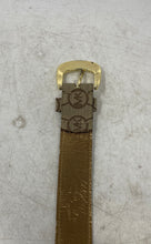 Load image into Gallery viewer, Michael Kors Womens Brown Signature Print Adjustable Formal Dress Belt
