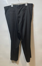 Load image into Gallery viewer, Perry Ellis Mens Black Flat Front Pockets Straight Leg Dress Pants Size 44X30
