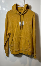 Load image into Gallery viewer, Jordan Mens Yellow Long Sleeve Kangaroo Pocket Pullover Sweater Hoodie Size M
