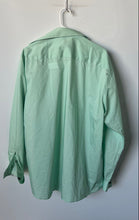 Load image into Gallery viewer, Kenneth Cole Reaction Mens Light Green Regular Fit Dress Shirt Size 17 34-35
