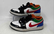Load image into Gallery viewer, Nike Womens Air Jordan 1 Low Multicolor Low Top Lace-Up Sneaker Shoes Size 6

