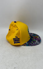 Load image into Gallery viewer, Mens Yellow Printed The Great Smoke 2023 Embroidered Cigar Event Snapback Cap

