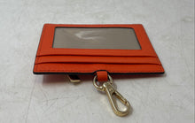 Load image into Gallery viewer, Michael Kors Womens Orange Jet Set Travel East West ID Card Case Wallet
