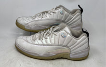 Load image into Gallery viewer, Nike Mens Air Jordan 12 Retro Low White Leather Lace-Up Sneaker Shoes Size 13
