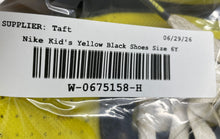 Load image into Gallery viewer, Nike Kids Waffle One DO5868-700 Yellow Black Lace-Up Sneaker Shoes Size 6Y
