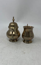 Load image into Gallery viewer, Vintage Silver-Tone Tray Creamer Pot Sugar Bowl Tableware Tea Set 3-Pieces
