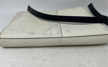 Load image into Gallery viewer, Cole Haan Womens Berkley White Gray Inner Pockets Crossbody Bag With Stains
