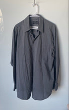 Load image into Gallery viewer, Alfani Mens Gray Collared Long Sleeve Dress Shirt Size Large
