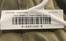 Load image into Gallery viewer, Zara Womens Green Long Sleeve Stretchy Cut-Out Back-Zip Mini Dress Size Medium
