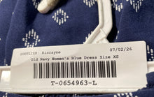 Load image into Gallery viewer, Old Navy Womens Blue Geometric Sleeveless Pullover Fit &amp; Flare Dress Size XS
