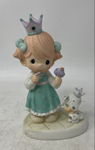 Load image into Gallery viewer, Precious Moments Girl Too Dog-Gone Sweet Series Porcelain Figurine Collectible
