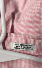 Load image into Gallery viewer, Calvin Klein Mens Pink Cotton Long Sleeve Non-Iron Button-Up Shirt Size M
